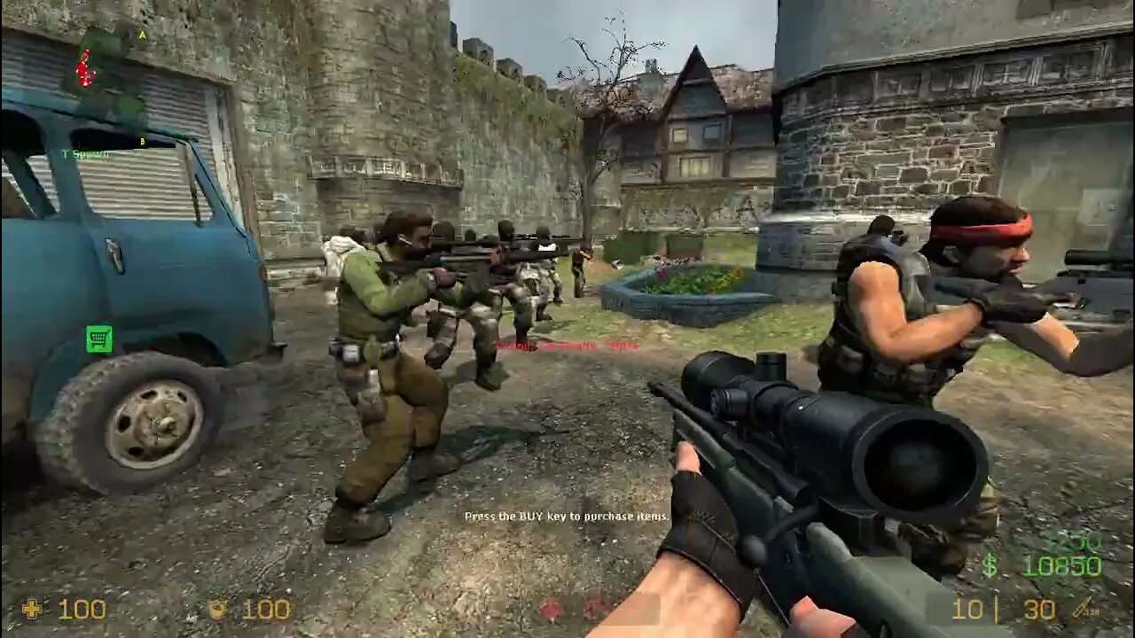 Counter Strike Source Tides Bots #7 Only Sniper Rifles