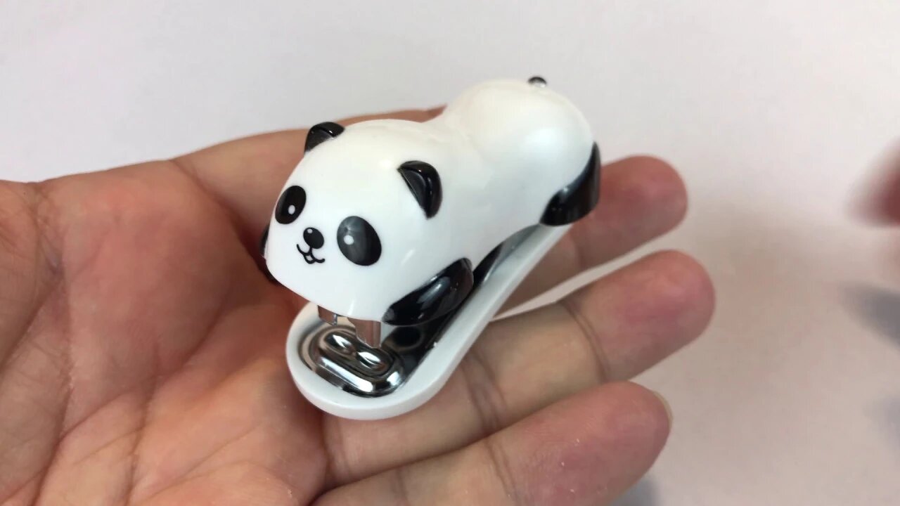 Cute Panda Mini Desktop Hand Stapler By OrliverHL review