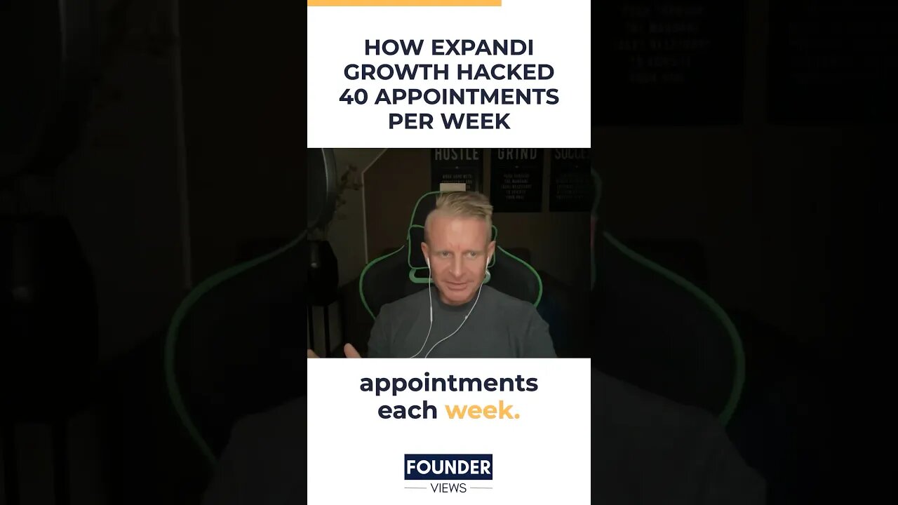 How to growth hack 40 appointments per week for your startup. Must watch. #saas #marketing