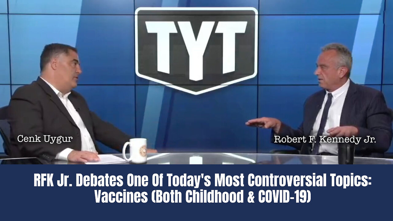 RFK Jr. Debates One Of Today's Most Controversial Topics: Vaccines (Both Childhood & COVID-19)