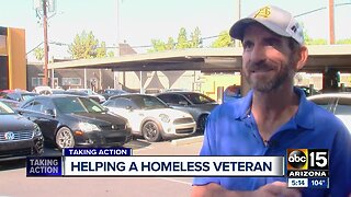 Helping a homeless veteran in the Valley