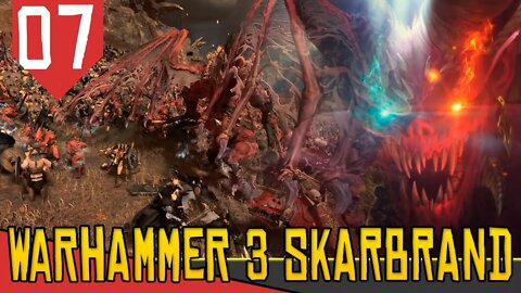 TRAINDO o Amiguinho Khorno - Total War Warhammer 3 Skarbrand #07 [Série Gameplay Português PT-BR]