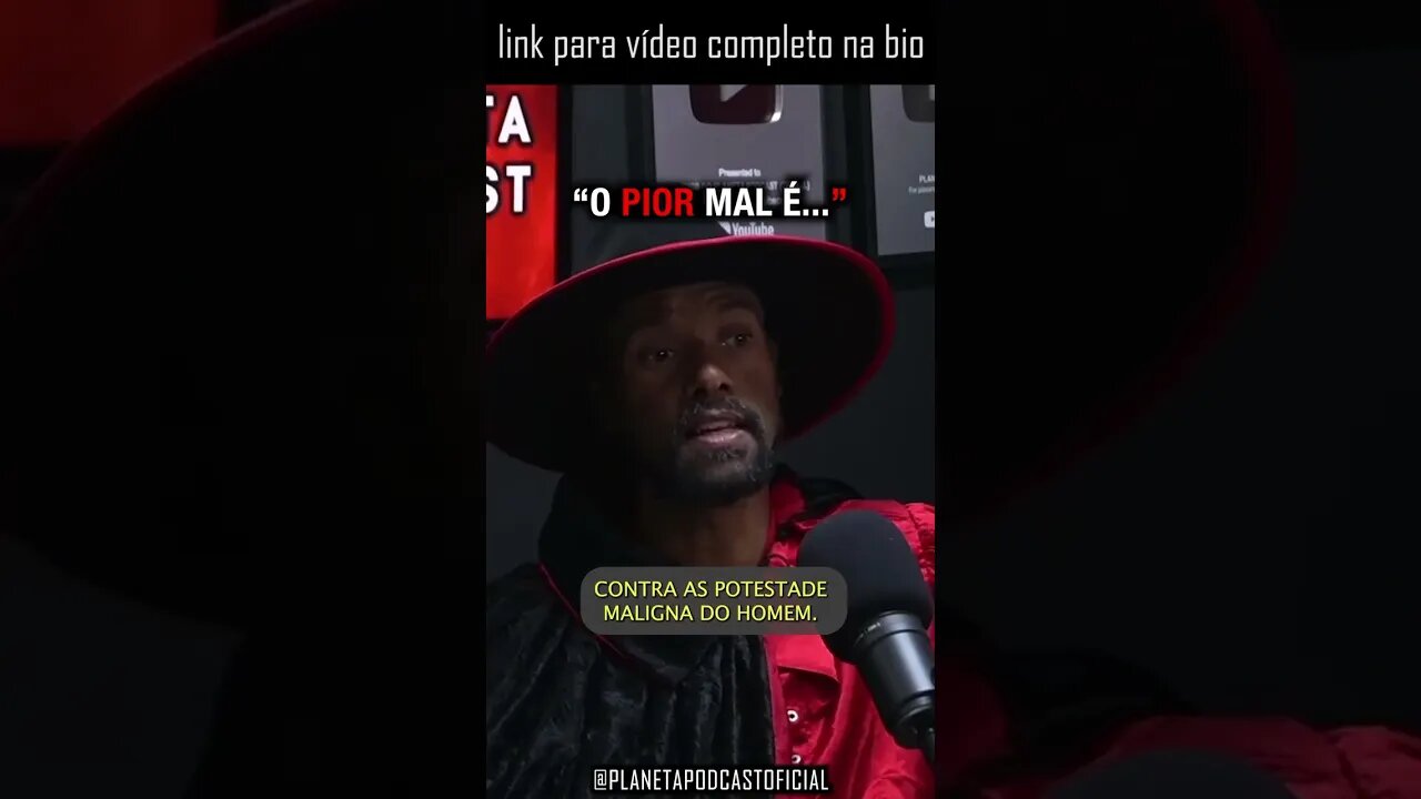 “EU NÃO SOU CONTRA JESUS” com Toninho do Diabo | Planeta Podcast (Sobrenatural) #shorts