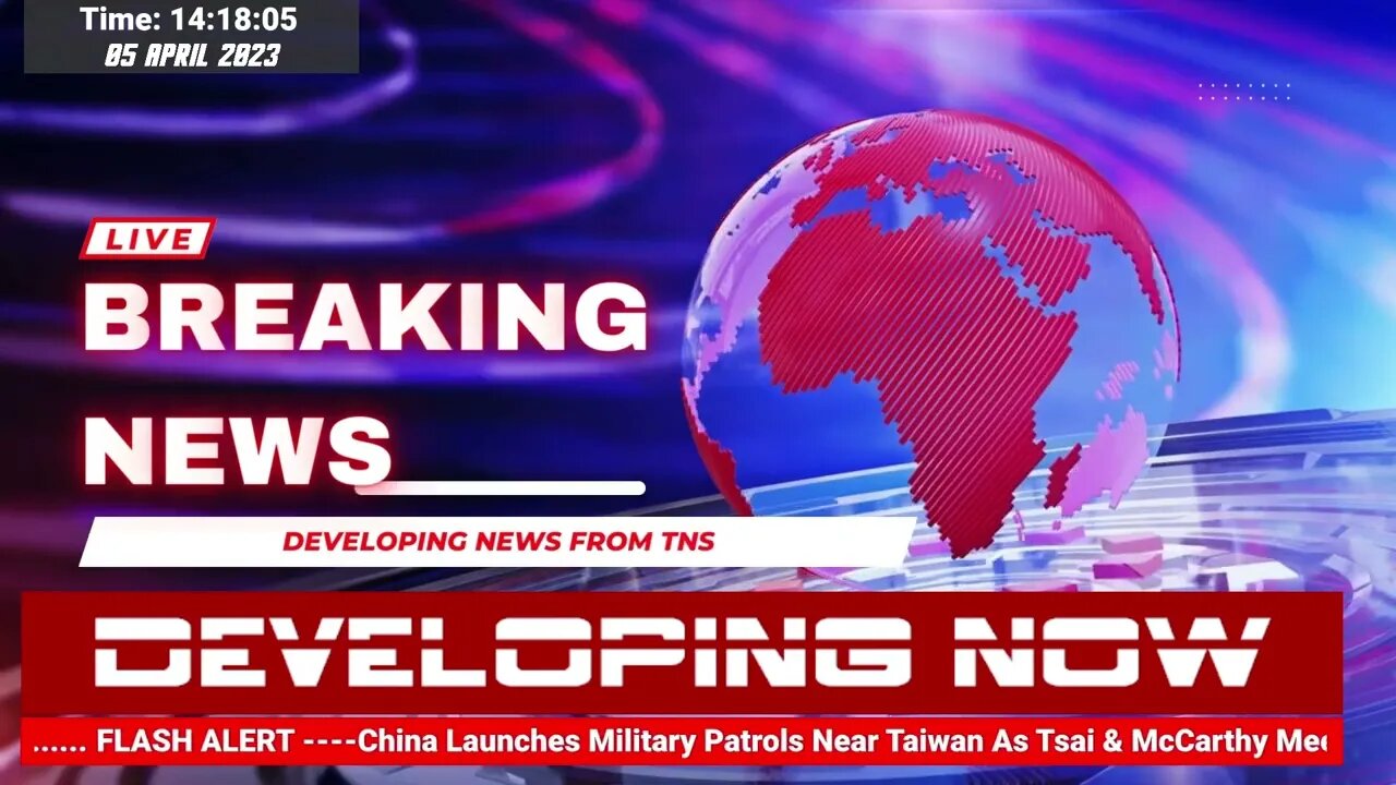 China Launches Military Patrols Near Taiwan As Tsai & McCarthy Meet