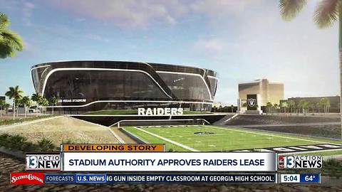 Stadium Authority approves Raiders lease