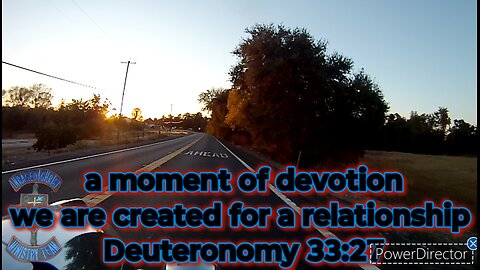 a moment of devotion we are created for a relationship Deuteronomy 33:27