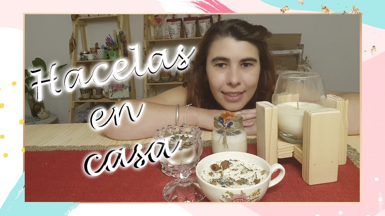 Como hacer VELAS aromáticas de cera de soja