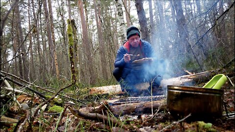 Wild camping in Latvia