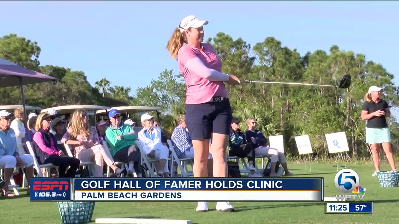 LPGA Hall Of Famer Betsy King hosts Golf Clinic in West Palm