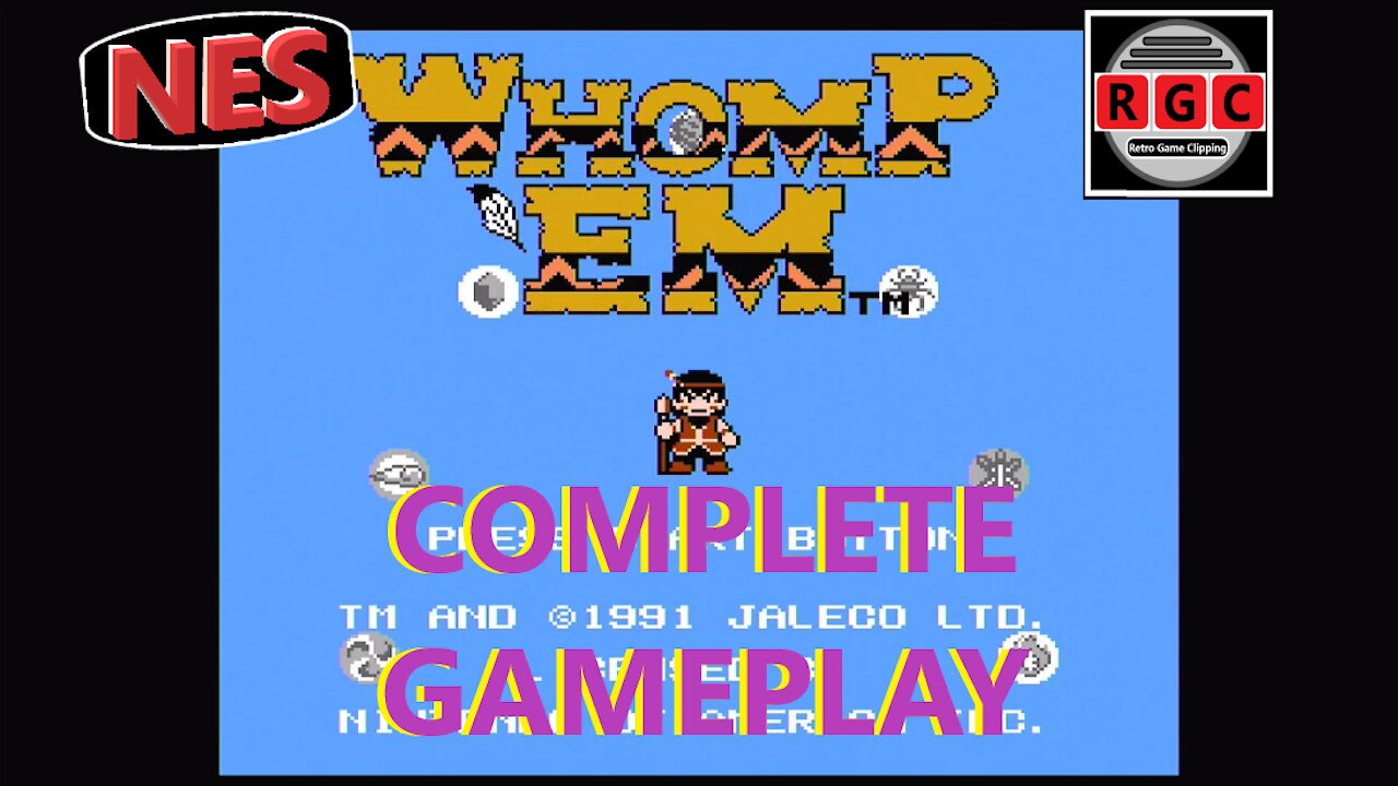 Whomp'em - Complete GamePlay - Retro Game Clipping