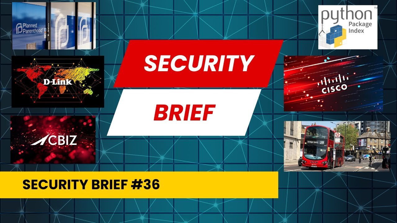 Security Brief: D-link not fixing four RCE, Cisco backdoor, PyPI package hijack, election disinfo