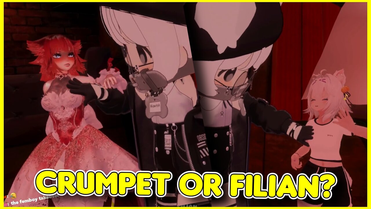 KUMO choosing between Filian and Crumpet