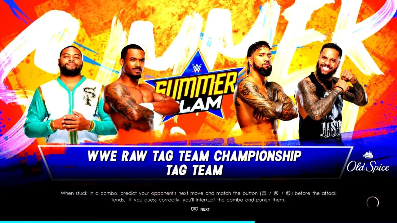 WWE SummerSlam 2022 The Usos vs The Street Profits for the Undisputed WWE Tag Team Championships