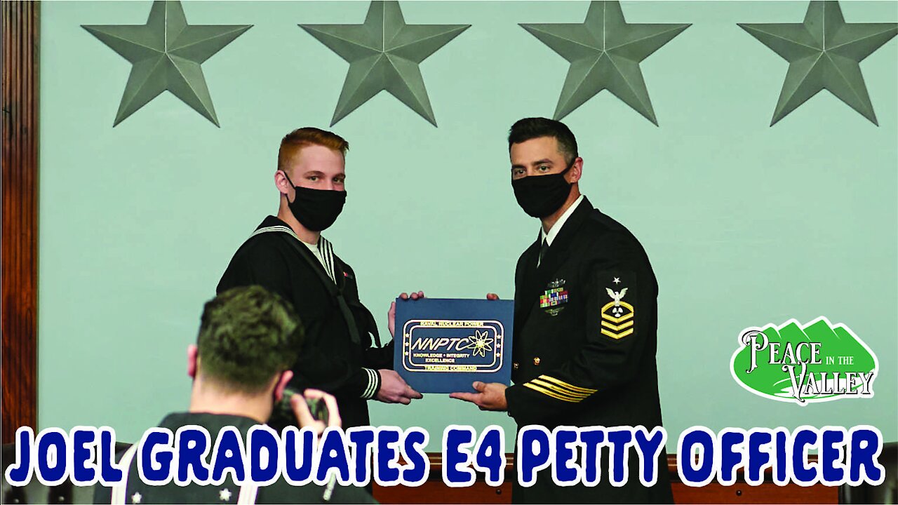 Joel Graduates to E4 in the Navy Nuclear Power in South Carolina - E60