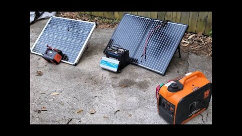 If you have $350-$475 for an off-grid power setup for camping