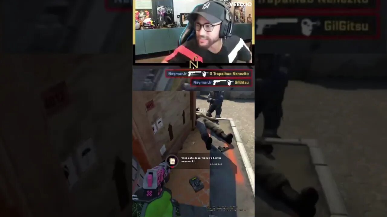 NEYMAR faz ACE no CSGO contra TIME AKKARI da Furia