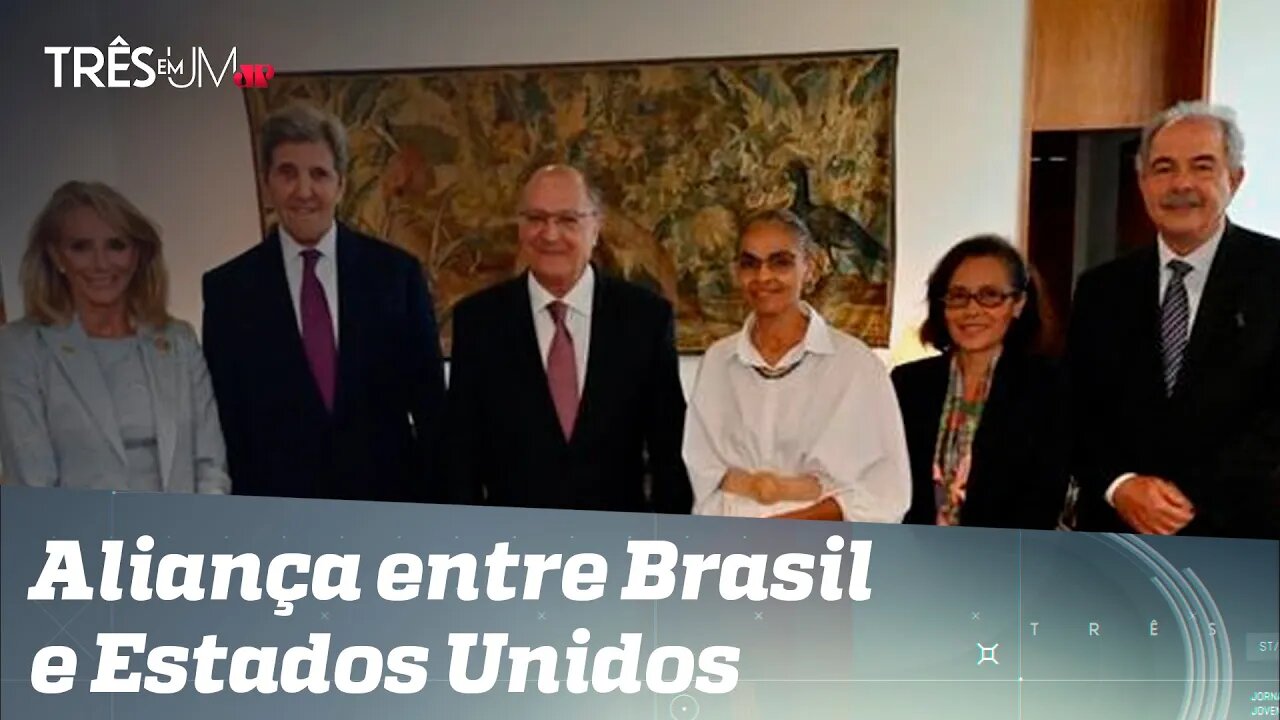 Geraldo Alckmin e John Kerry se reúnem para discutir Fundo Amazônia