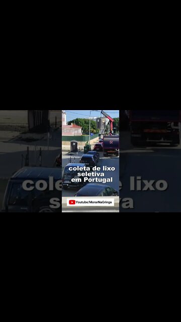 Coleta de Lixo Reciclavel em Portugal #shorts