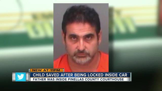 PD: Dad left 4-year-old in locked car for 2 hours while he was inside courthouse for hearing