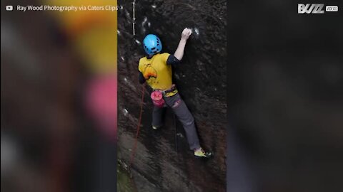 Il chute en tentant l'ascension d'une paroi