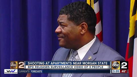 Police looking for persons linked to shooting near Morgan State