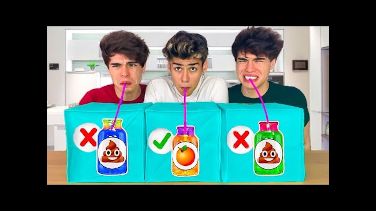 DON'T CHOOSE THE WRONG MYSTERY DRINK CHALLENGE!!