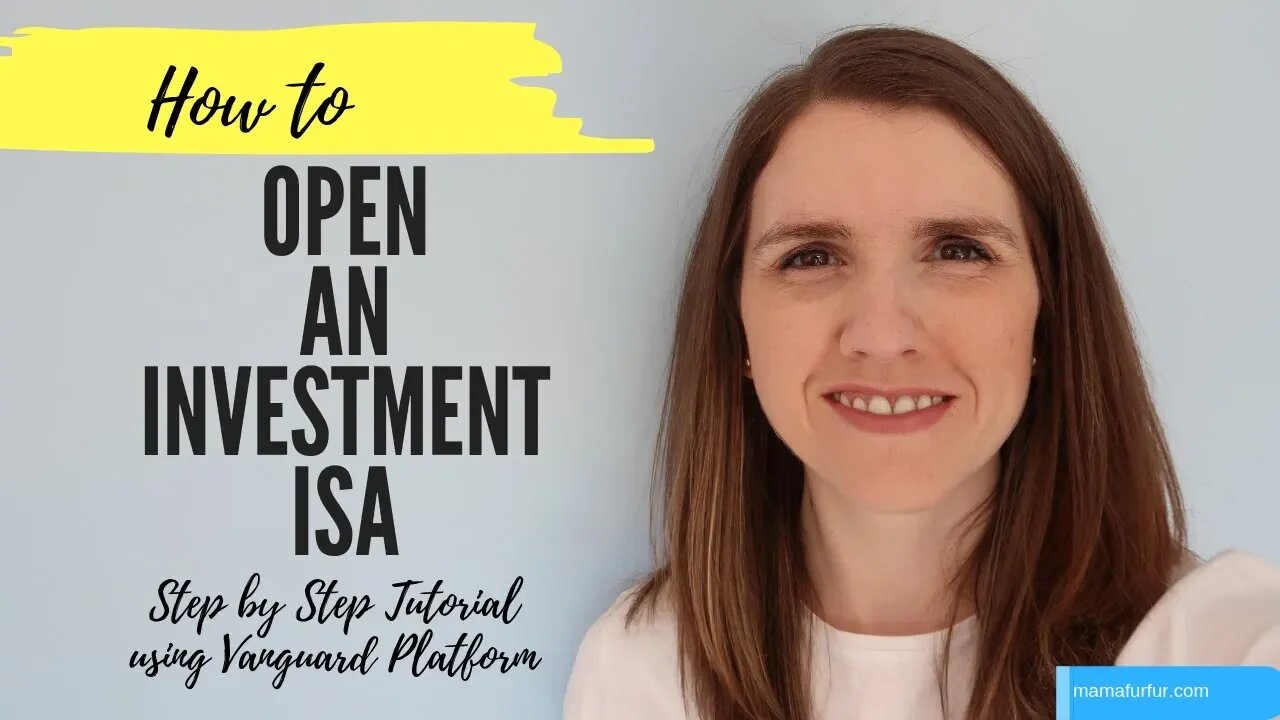 Investment ISA - How to open an account using Vanguard