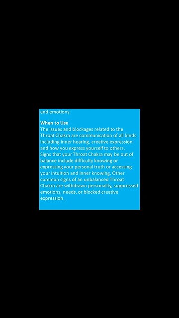 THROAT CHAKRA ESSENCE - CRYSTAL HERBS