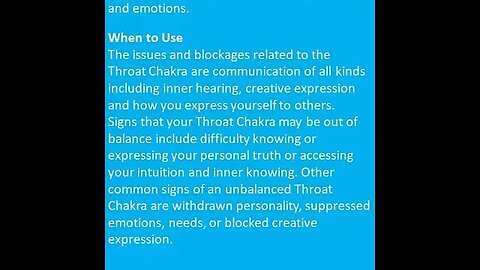 THROAT CHAKRA ESSENCE - CRYSTAL HERBS
