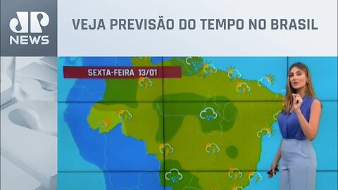 Temporais com granizo no Sul, Sudeste e Centro-Oeste nesta sexta (13)