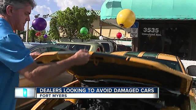 Dealers looking to avoid damaged cars