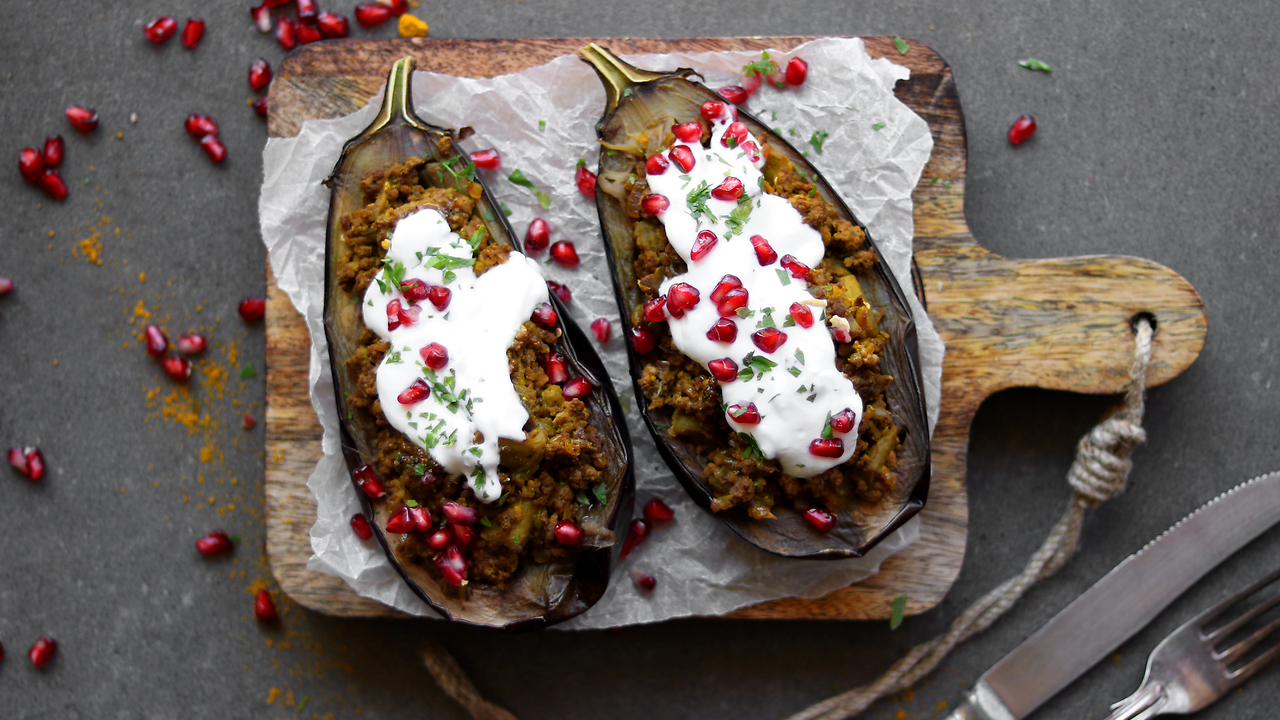 Delicious stuffed curry eggplant recipe