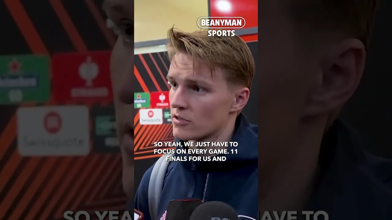 'We just have to focus on every game. 11 finals for us!' | Martin Odegaard