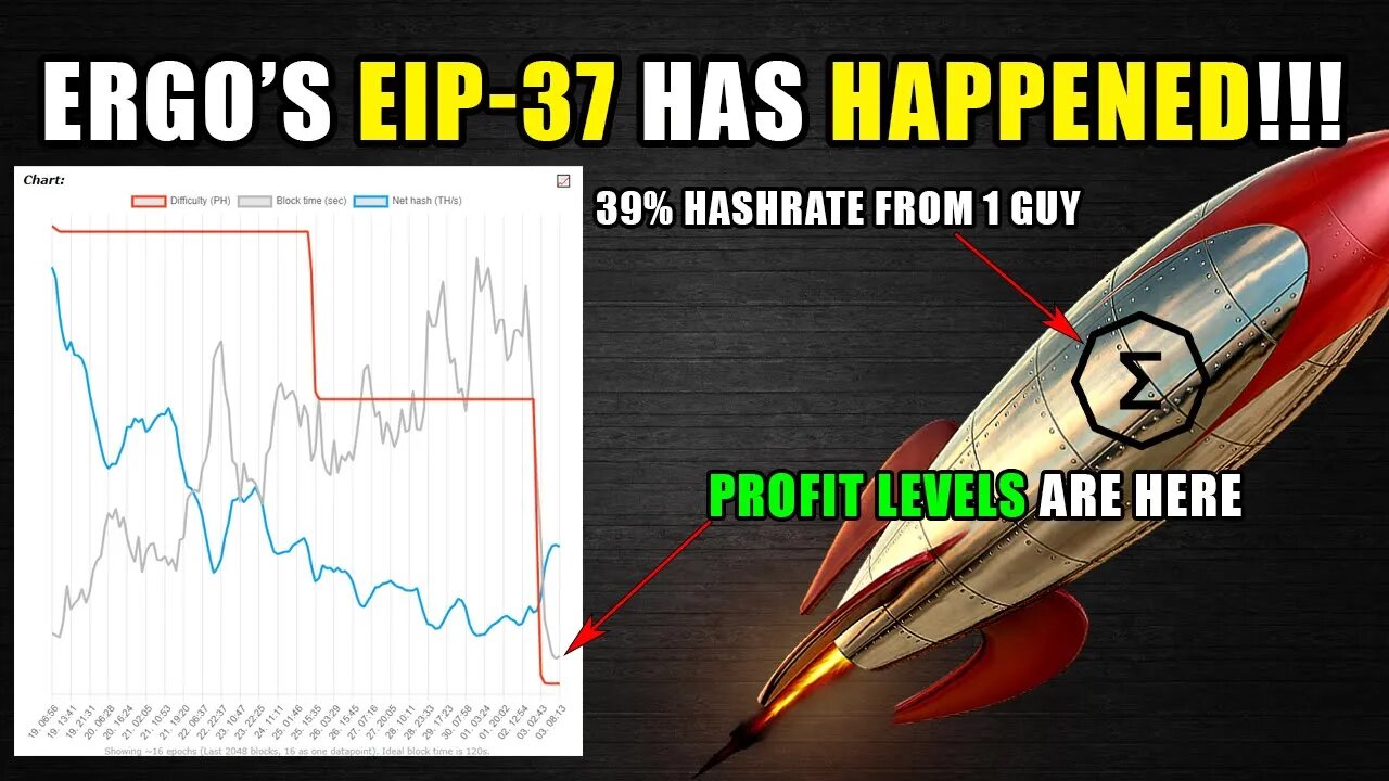 ERGO Is About To Hit Profit Levels? | 1 Miners Has 39% Hashrate