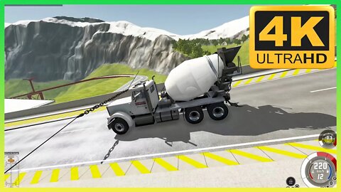 TruckFails | Trucks vs Chain #184 | BeamNG.Drive |TrucksFails