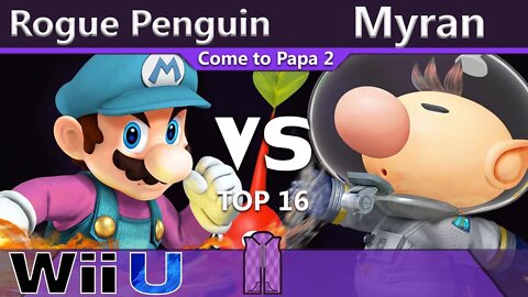 Rogue Penguin (Mario) vs. Myran (Olimar) - Wii U Top 16 - CTP2