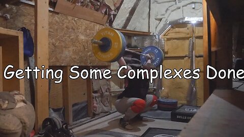 Weightlifting Training - Getting back to some No Foot Snatches and Push Press