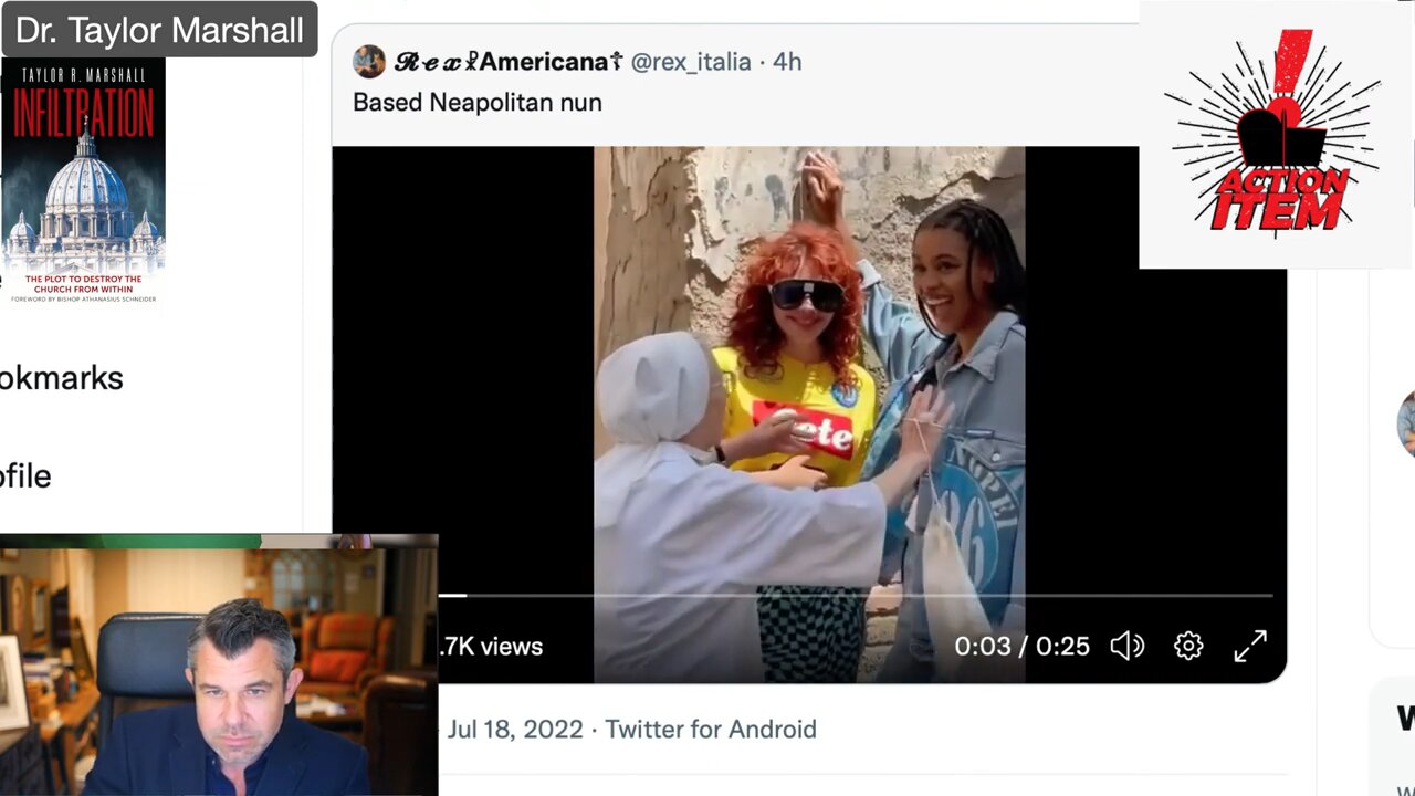 Based Neapolitan Nun trying to Save Souls