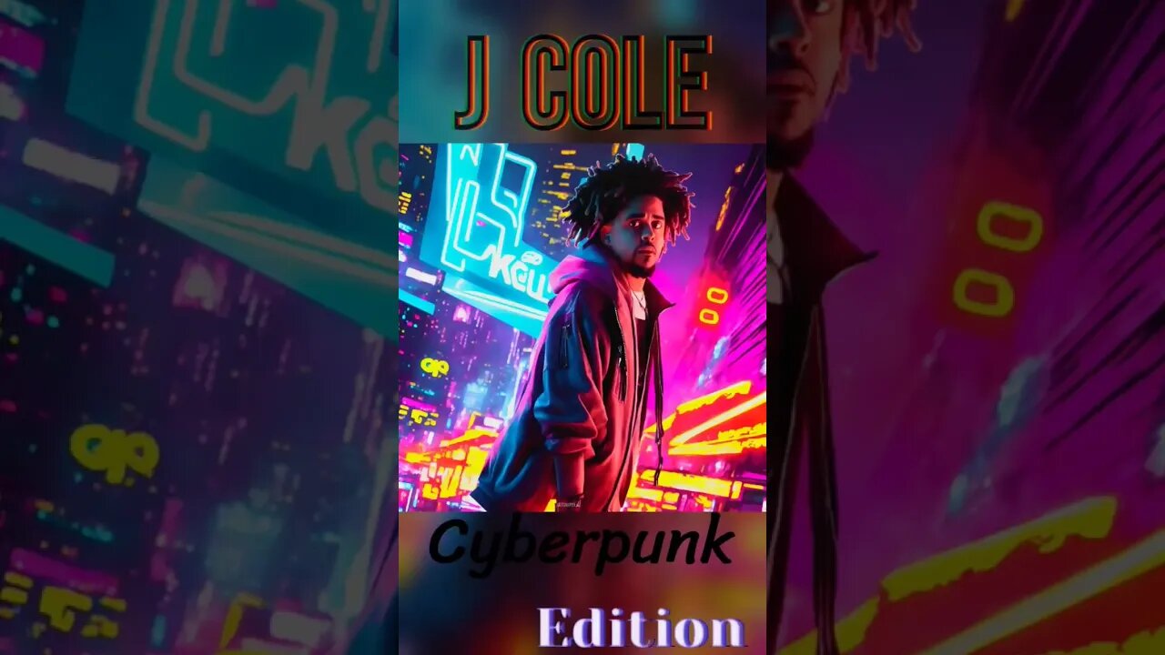 J Cole Cyberpunk Edition #jcole #leonardoai #shorts
