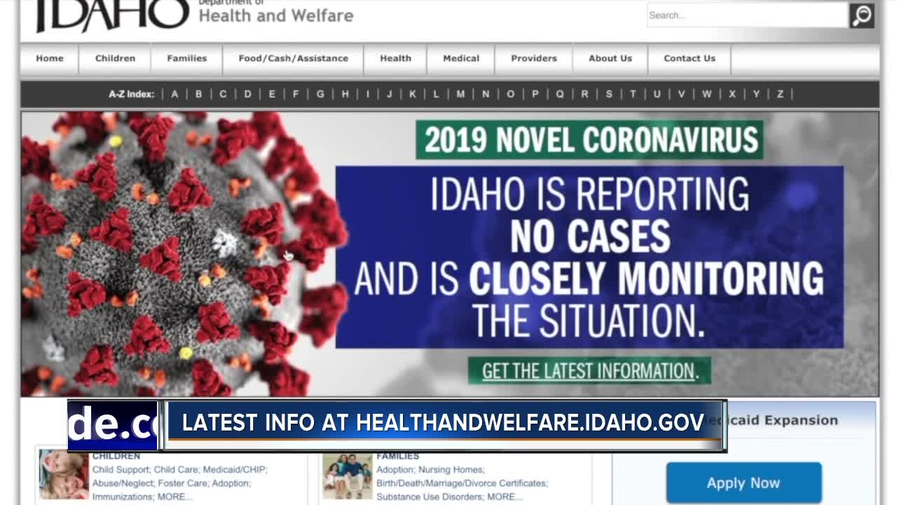 Coronavirus preparations in Idaho