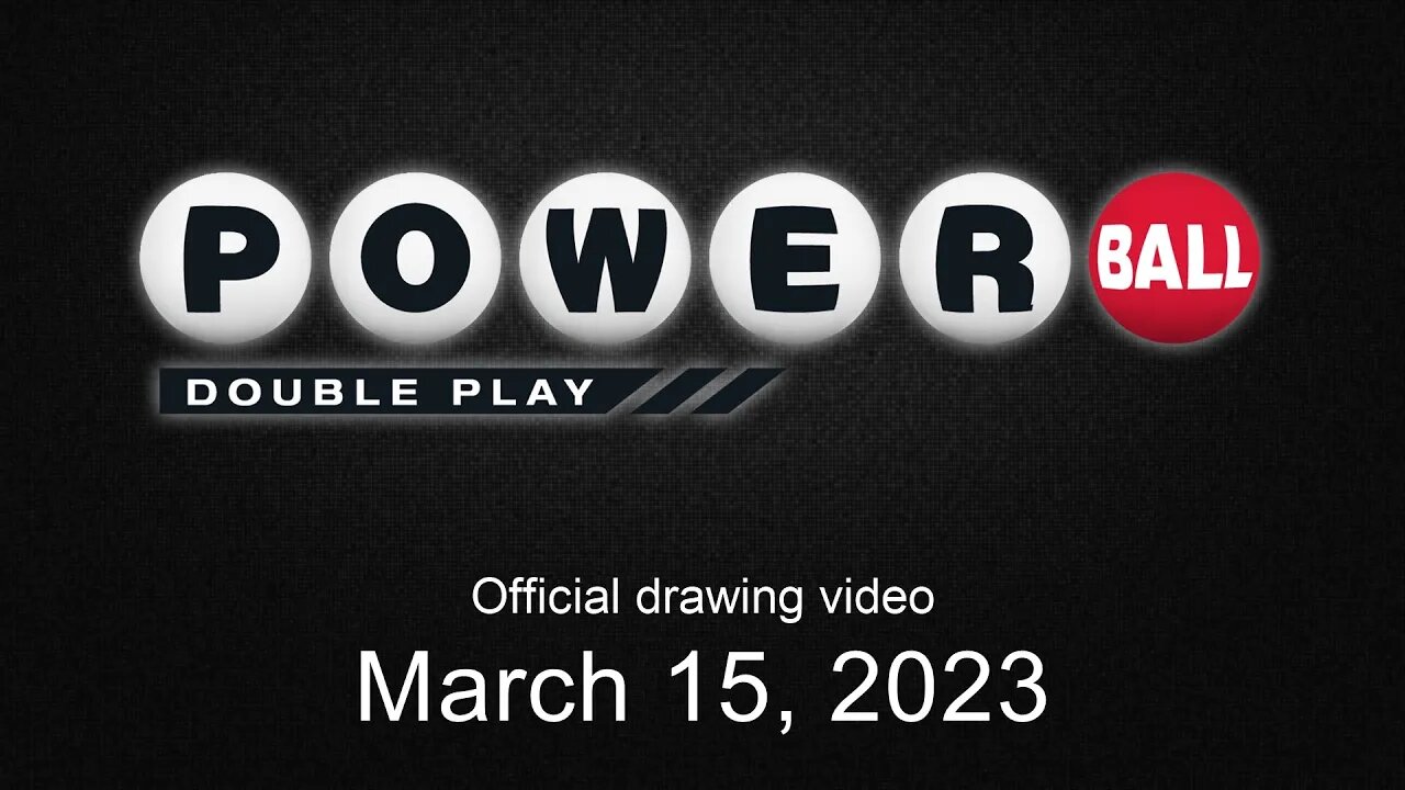 Powerball Double Play drawing for March 15, 2023
