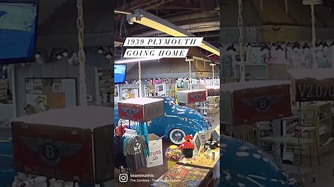 1939 Plymouth leaving the museum