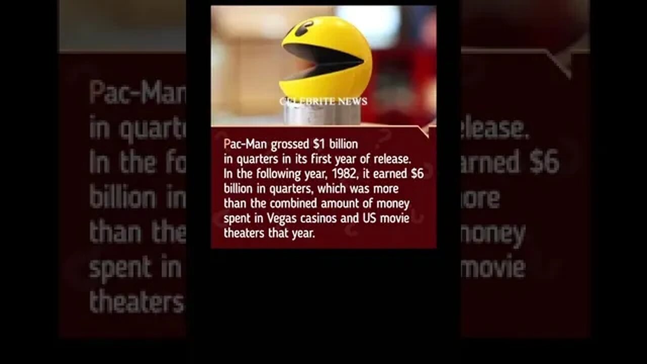 PacMan Grossed 1 Billion