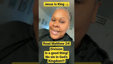 Every nation is going through a great separation there is no sin and God’s kingdom!!!