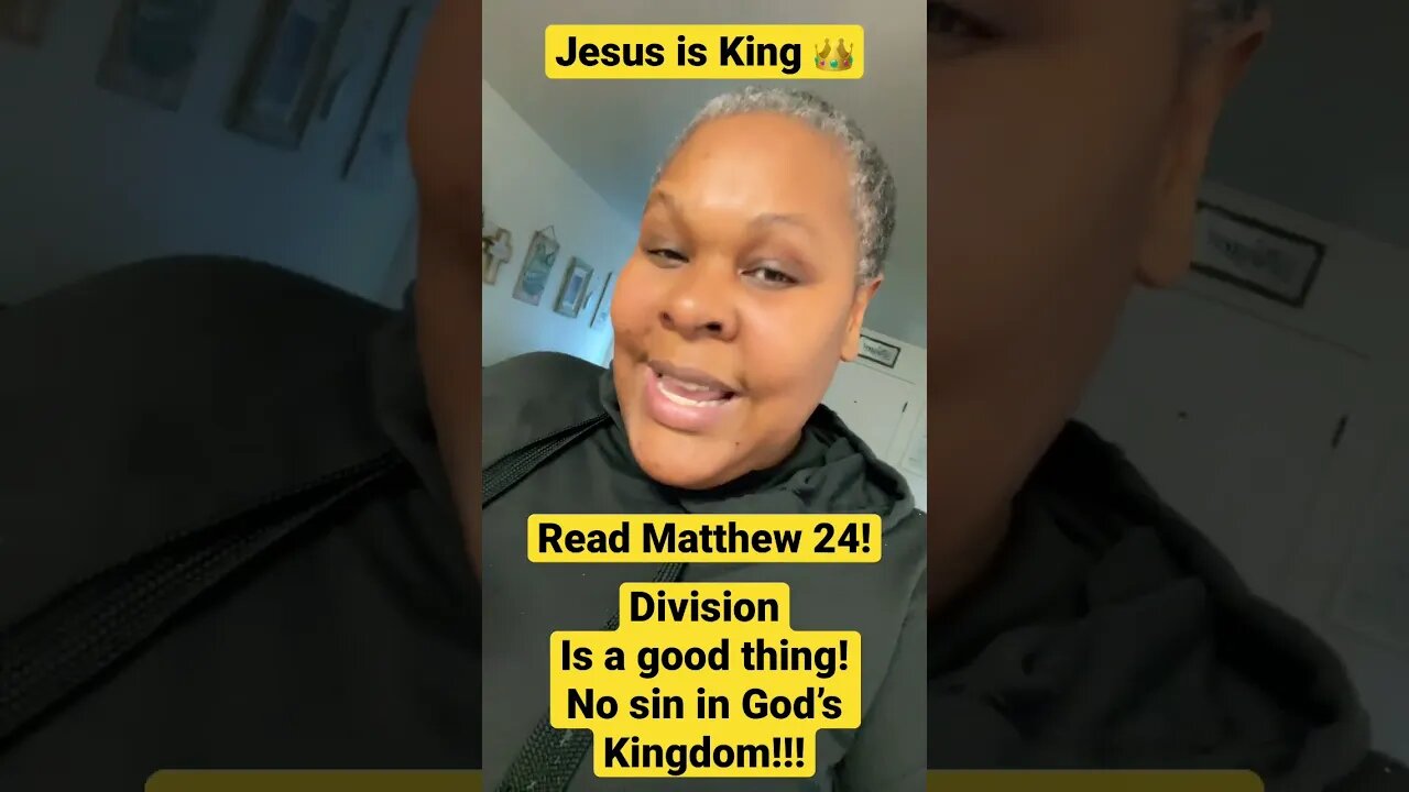 Every nation is going through a great separation there is no sin and God’s kingdom!!!