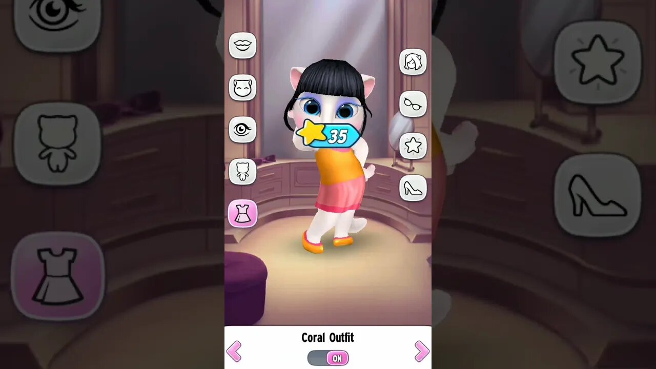 😍😍Buying A New Outfit For Our Angela #477 | My Talking Angela 2 | #shorts #funwithangela 🤣😂