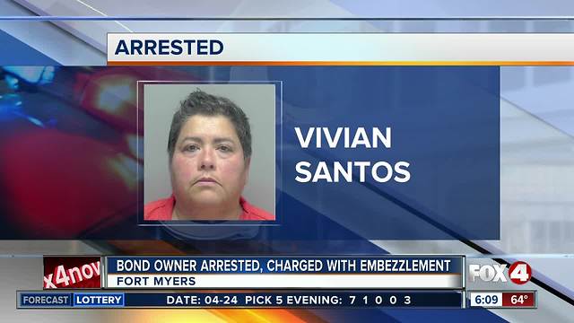 Fort Myers bail bonds business owner arrested for embezzlement