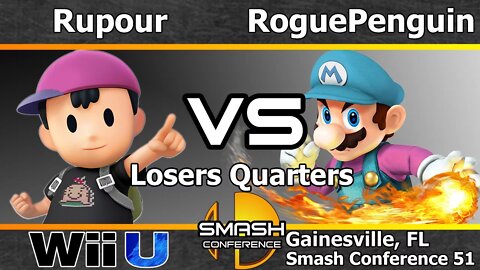 Rupour (Ness) vs. RoguePenguin (Mario) - Losers Quarters - SC51