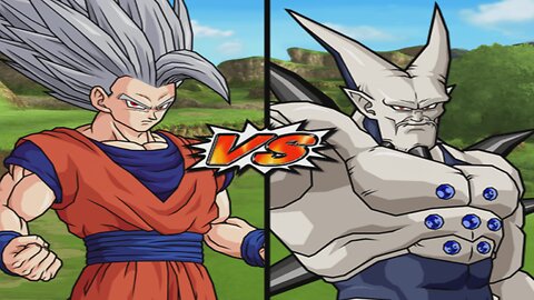 Beast Gohan VS Omega Shenron - DBZ Budokai Tenkaichi 4