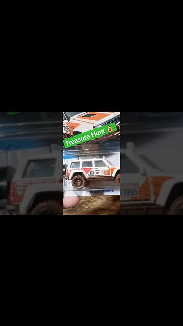 Hot Wheels Treasure Hunt Review: 95 Jeep Cherokee | J Case #shorts #hotwheels #treasurehunt #diecast